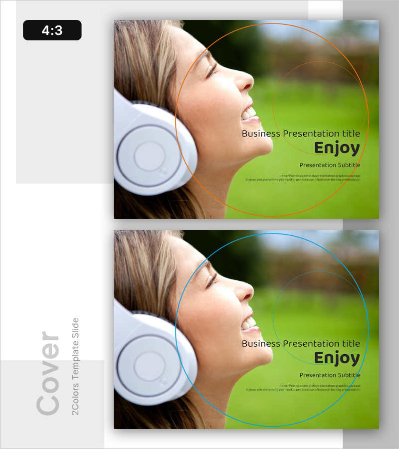 여가 활용 템플릿 표지 – 즐거움과 자유