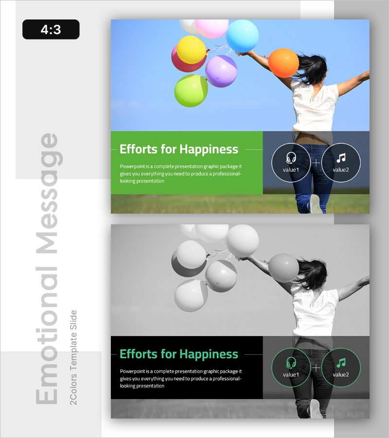 행복을 위한 노력 – 감정과 비전을 담은 프레젠테이션