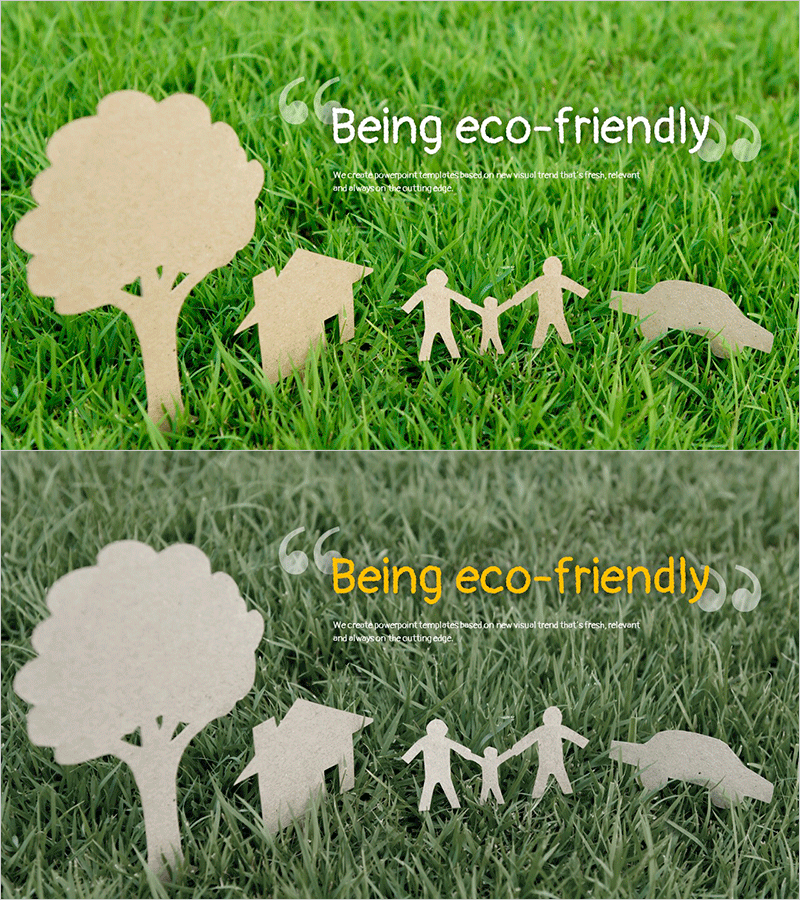 환경보호 템플릿 아웃트로