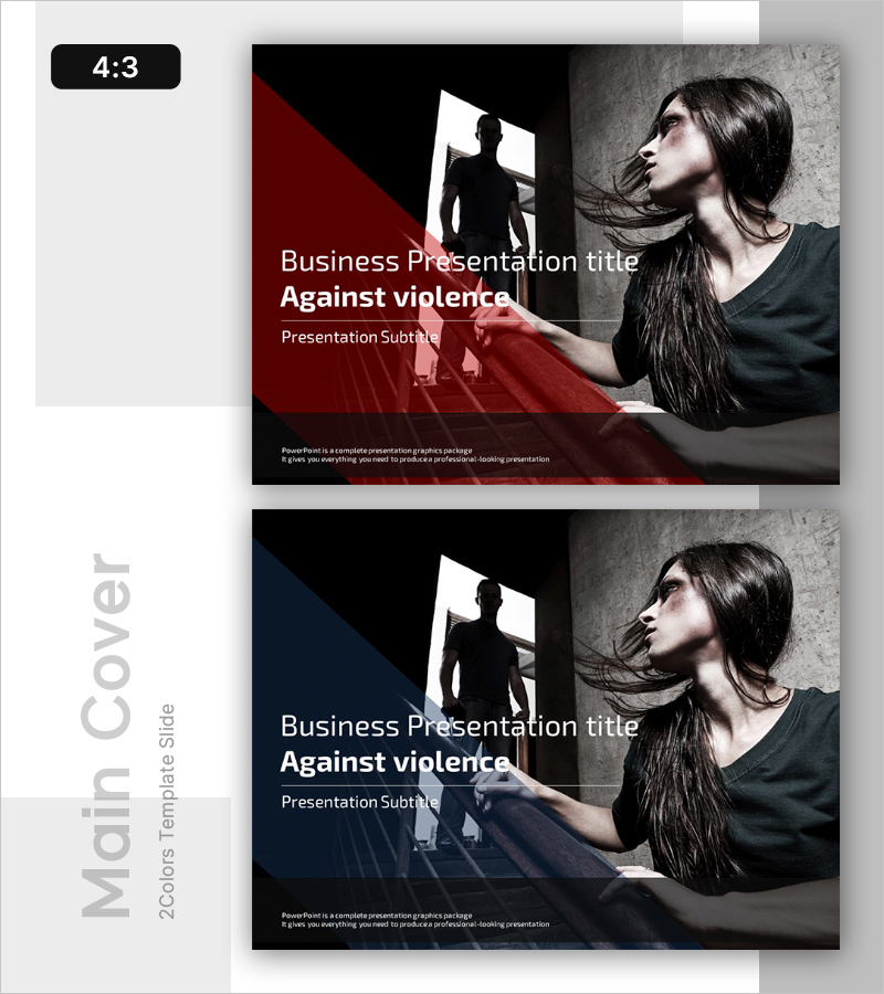 가정폭력 문제 분석 템플릿 표지