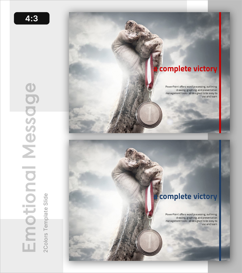 완전한 승리 – 극복을 통한 명예의 상징