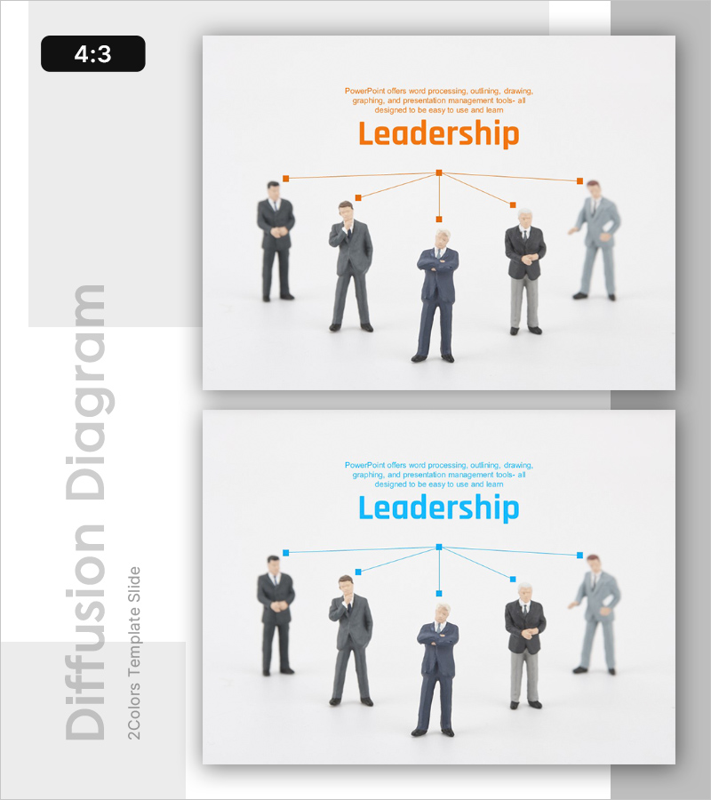 비즈니스 리더십 템플릿 엔딩 표지