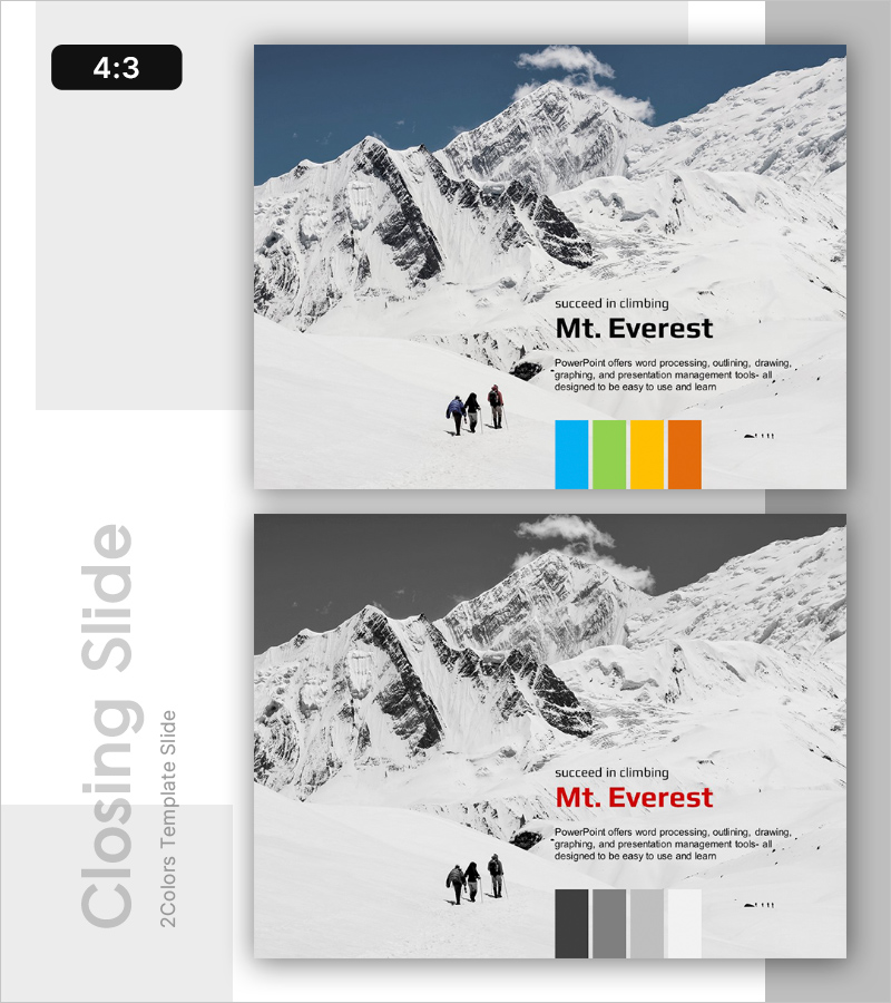 버킷리스트 템플릿 엔딩 표지 – 목표와 성과