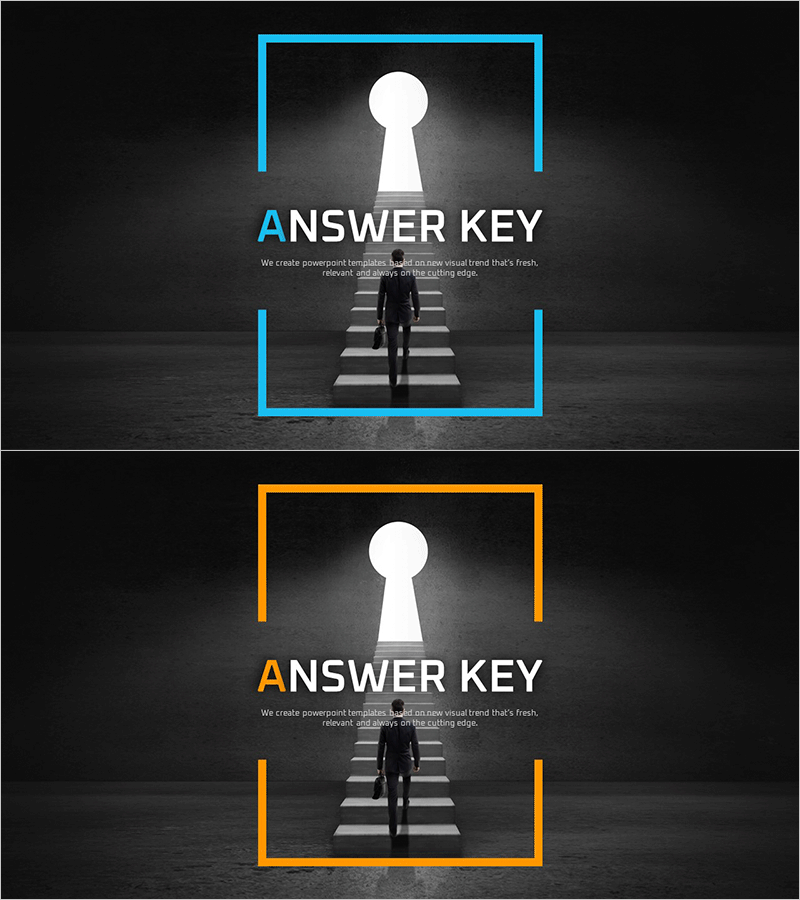 해결책 제시 템플릿 엔딩 표지 – 희망과 영감