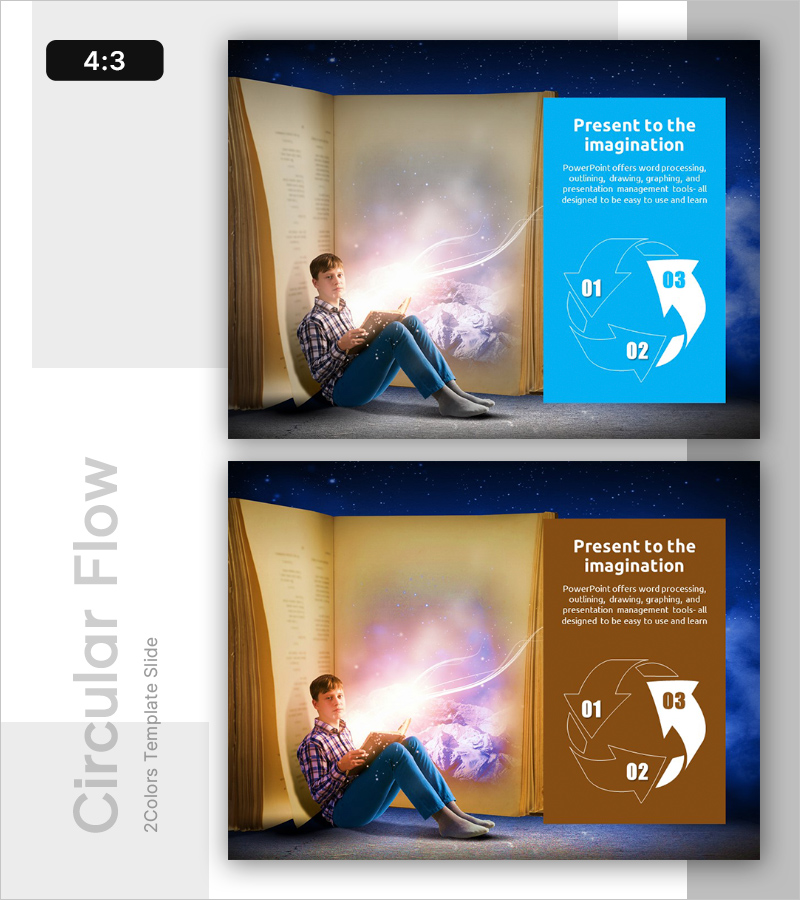 상상 속에 존재하다 - 창의적인 사업 소개 템플릿