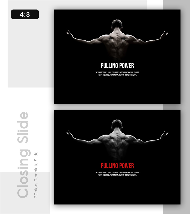 내 안의 힘을 깨우다 템플릿 엔딩 표지