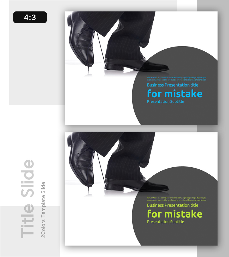 실패의 기록 템플릿 표지 – 도전과 회복