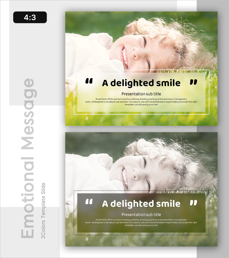 마음이 웃는 시간 – 소통과 공감을 담은 슬라이드