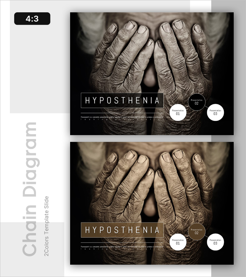 과정적 저하에 대한 슬라이드 - 감각의 감소