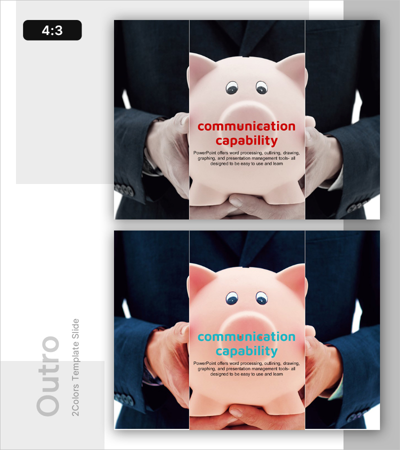 경제적 소비 템플릿 아웃트로 – 소비의 중요성을 강조