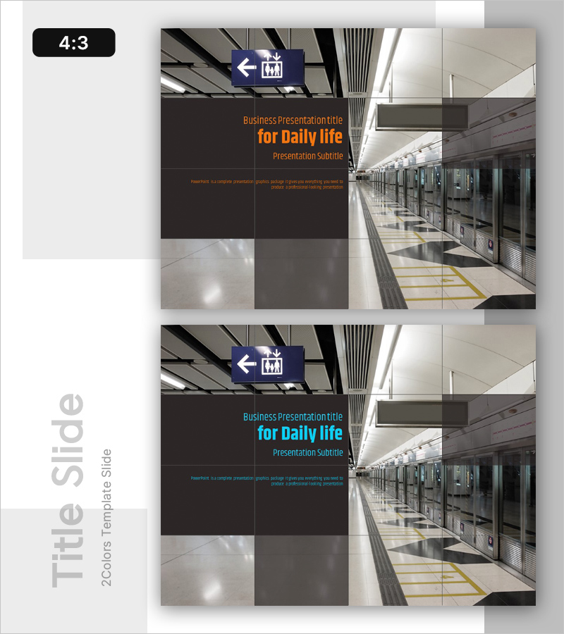 일상 템플릿 표지 – 삶의 비즈니스 프레젠테이션