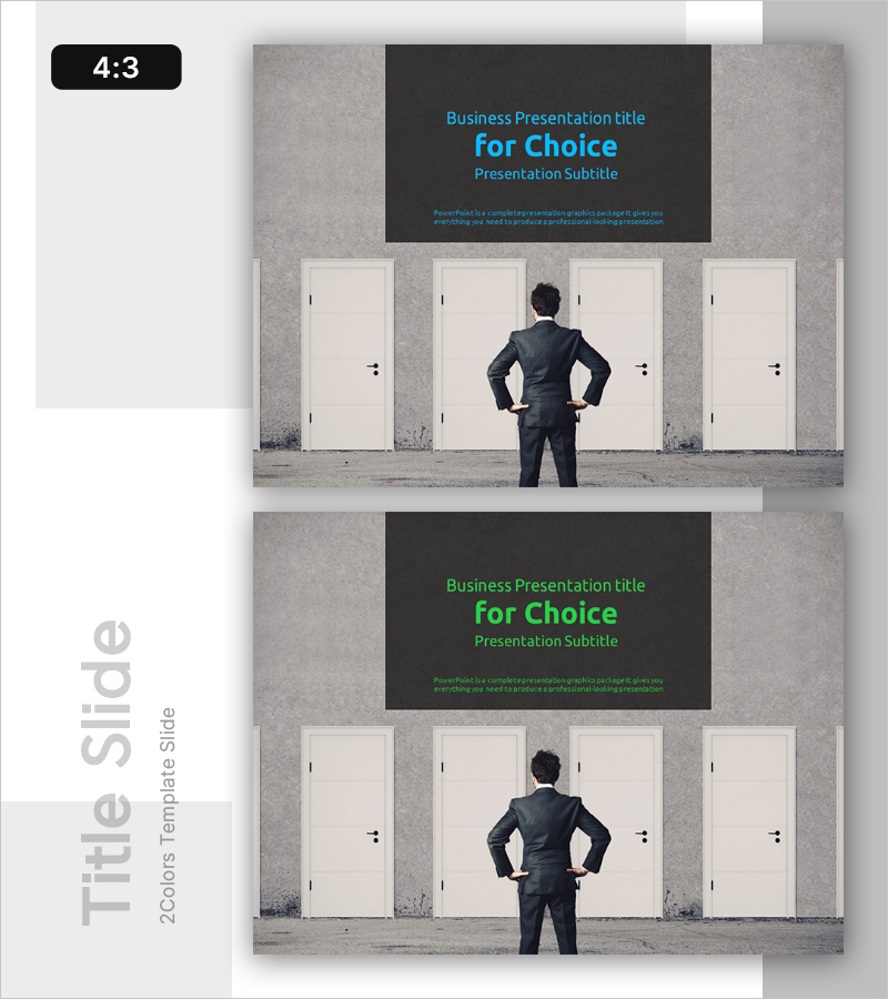 선택 템플릿 표지 – 전문성과 가능성의 시작