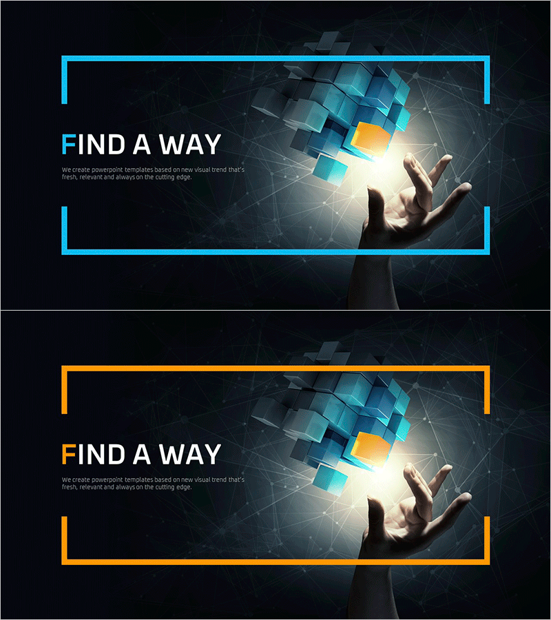 해결책 제시 템플릿 인트로 – 혁신적 접근