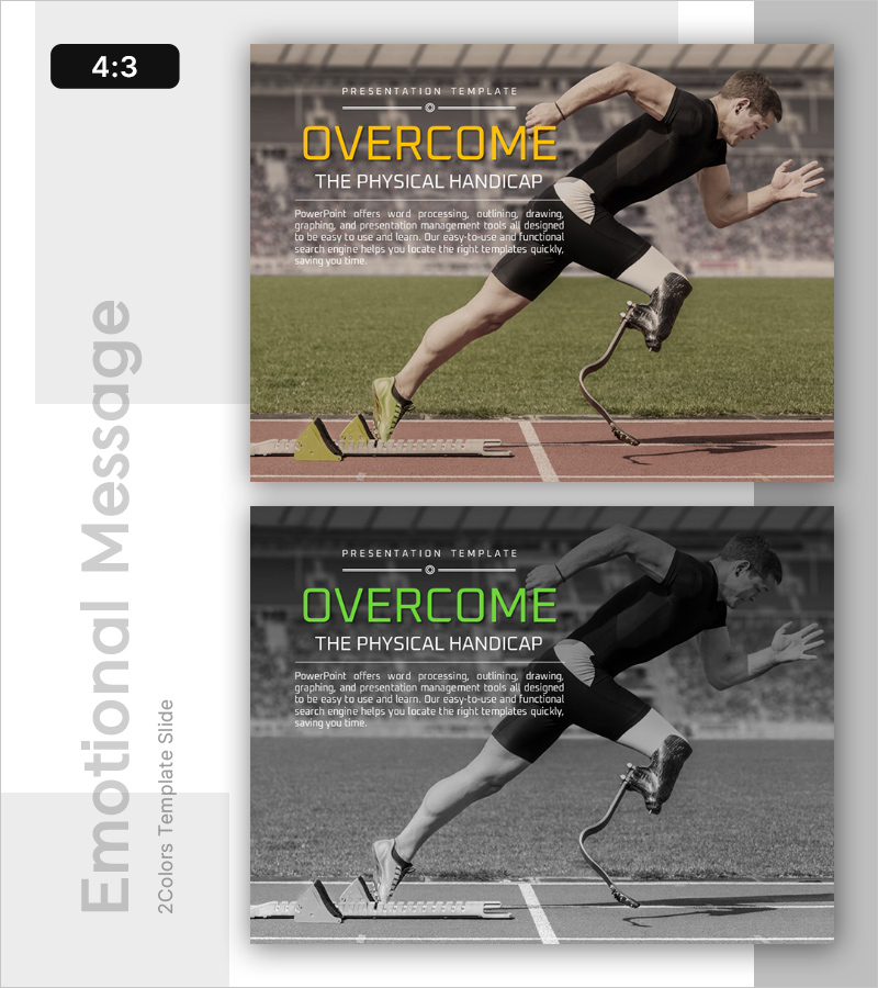 극복하는 과정 템플릿 표지