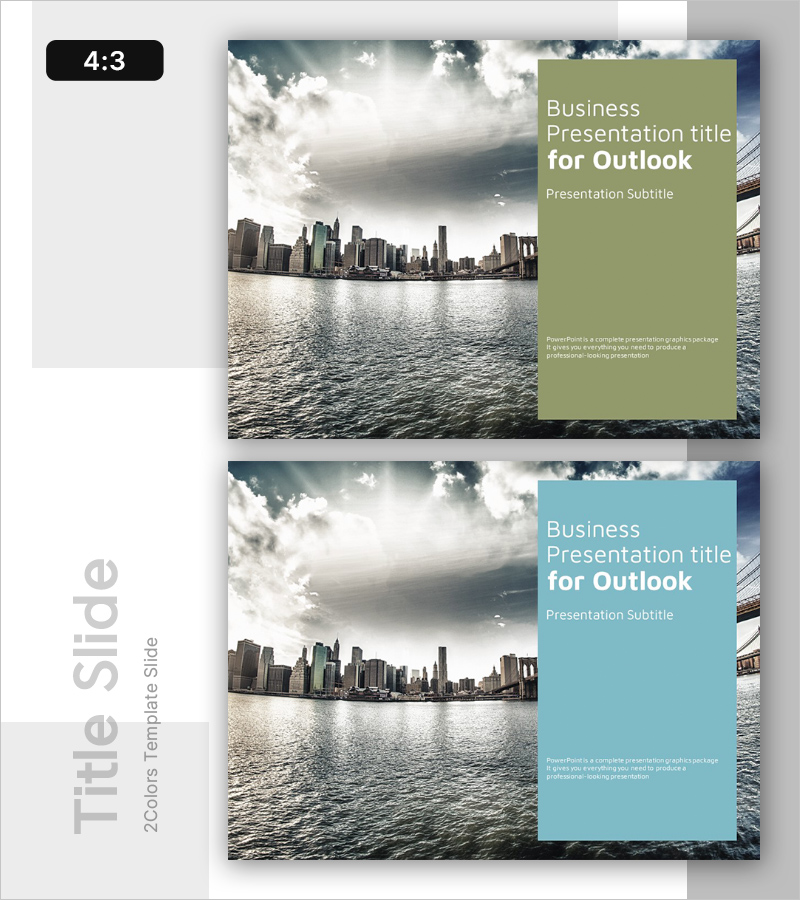 사업 전망 템플릿 표지