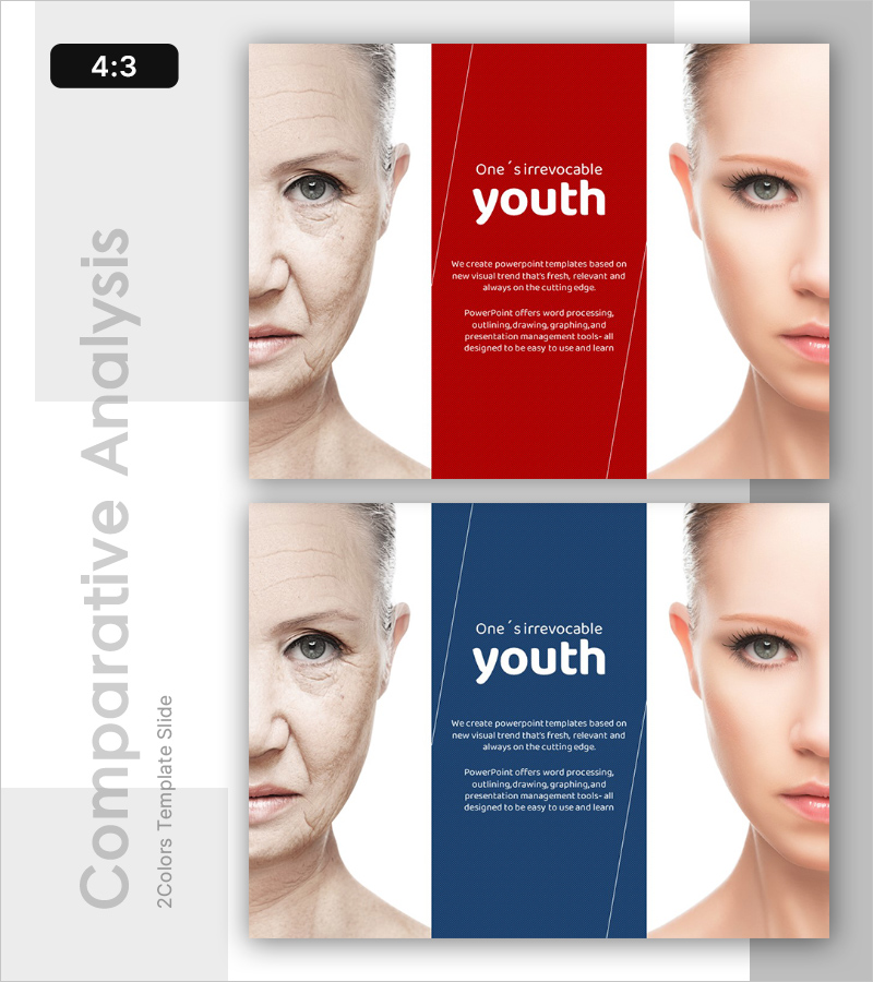 탄력의 차이, 나이의 흔적 – 기업 소개 프레젠테이션