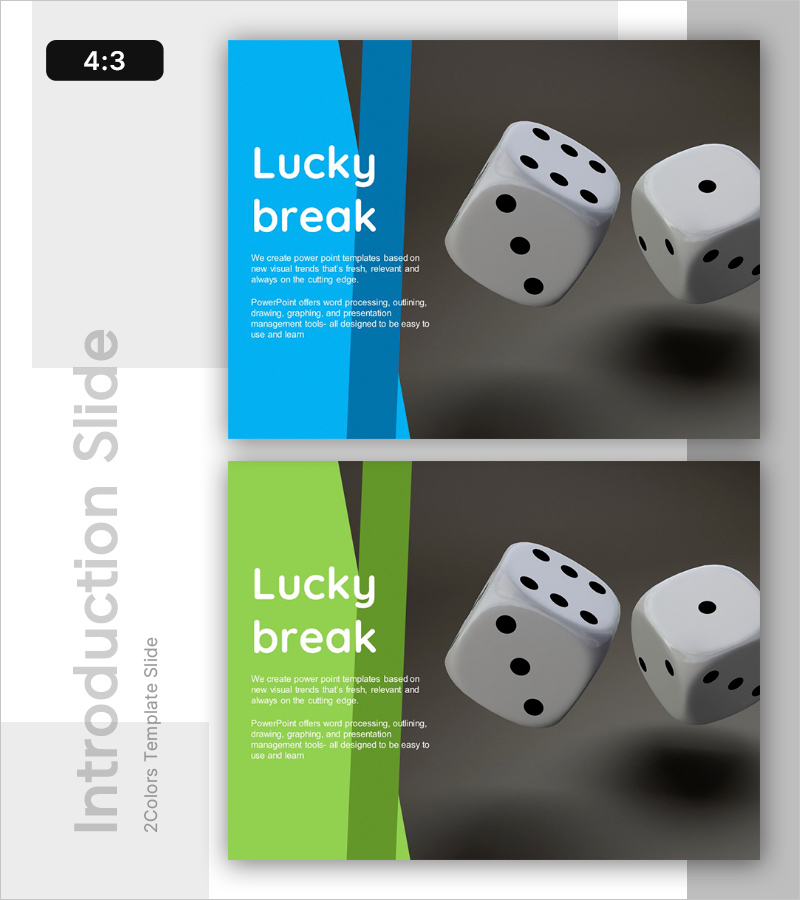 뜻밖의 행운: 회사 소개 및 전략 슬라이드