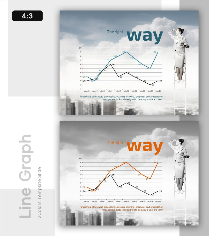 경제 성장 분석 그래프 – 시장 및 경쟁사 분석