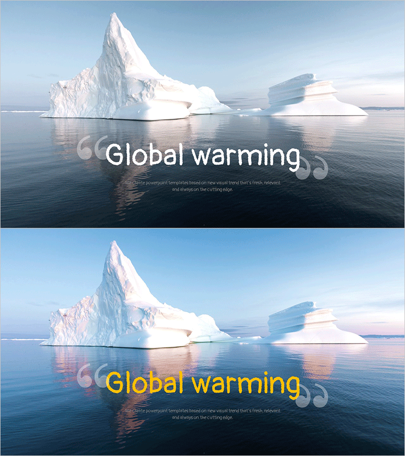 환경보호 템플릿 인트로