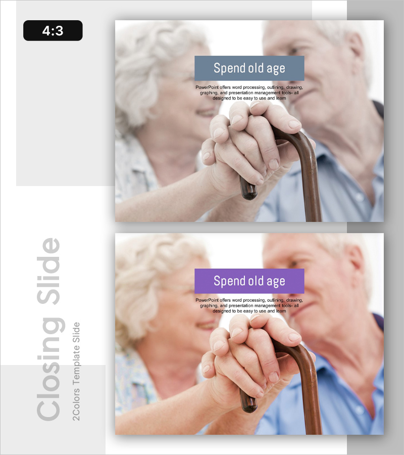 노년을 위한 라이프 템플릿 엔딩 커버