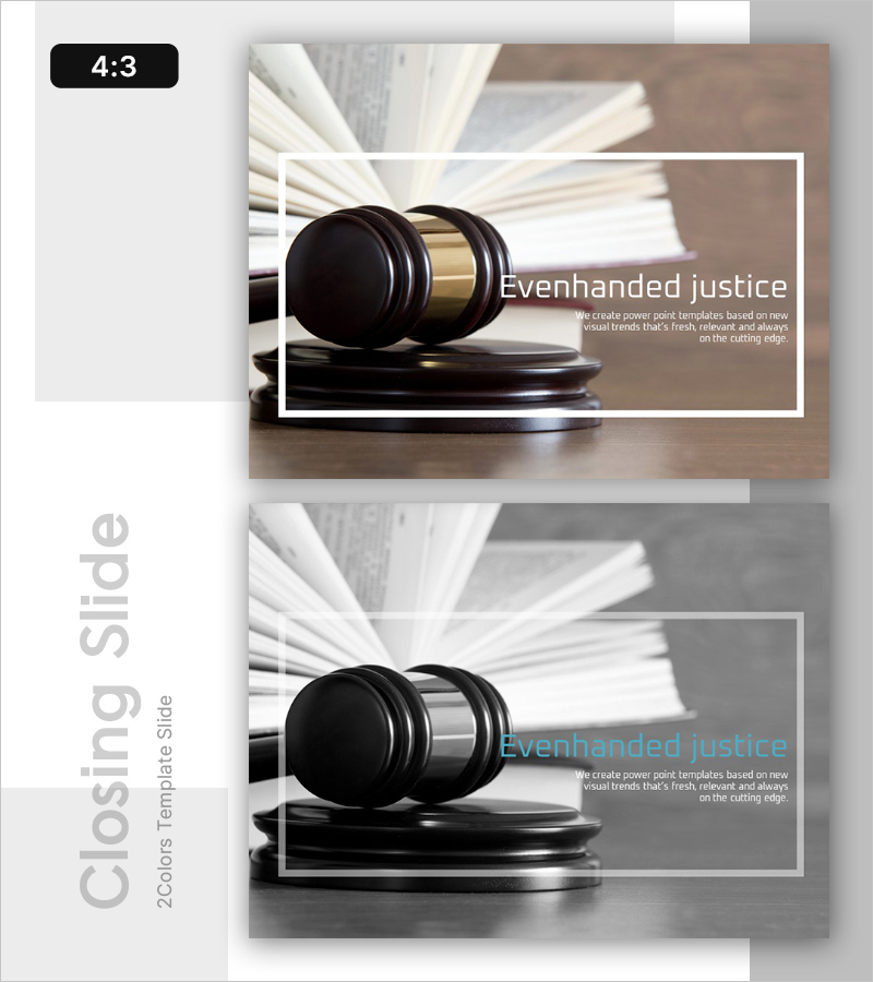 사회 정당성 엔딩 표지 템플릿