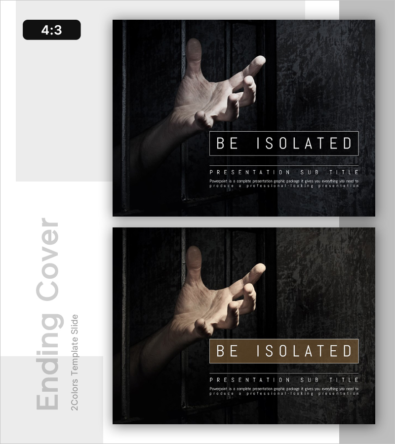 구원 템플릿 엔딩 표지 – 고립된 손의 감정