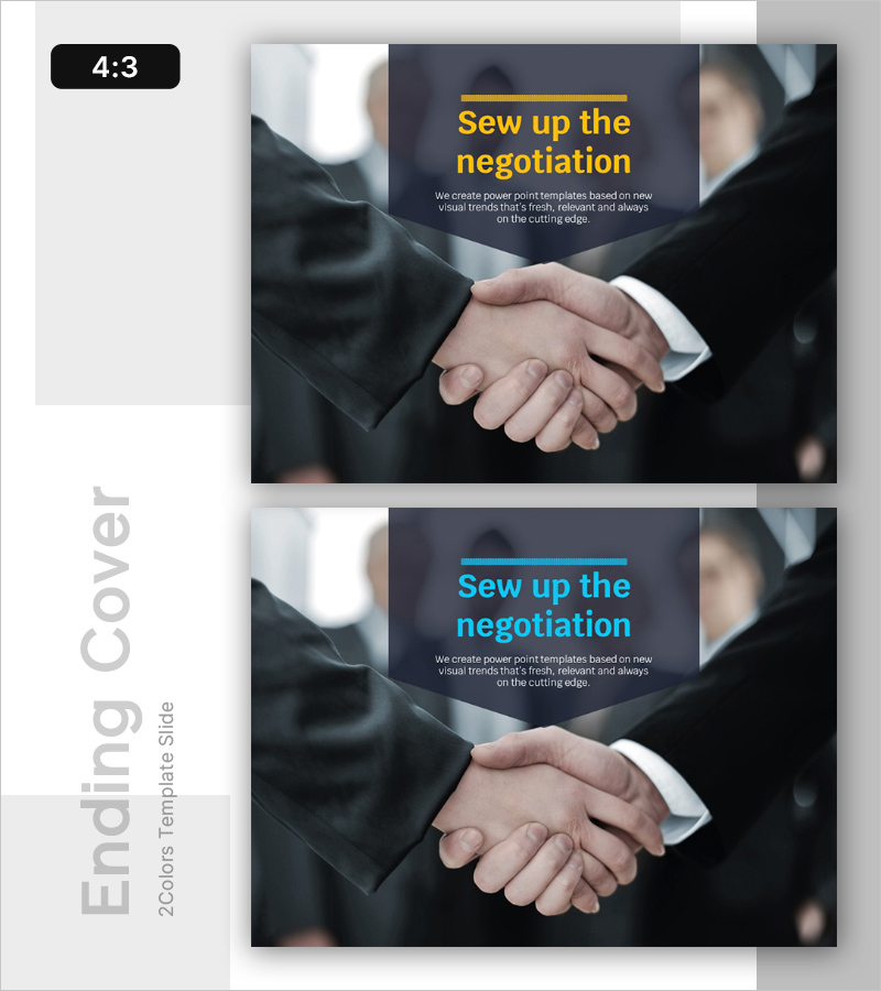협상 템플릿 엔딩표지