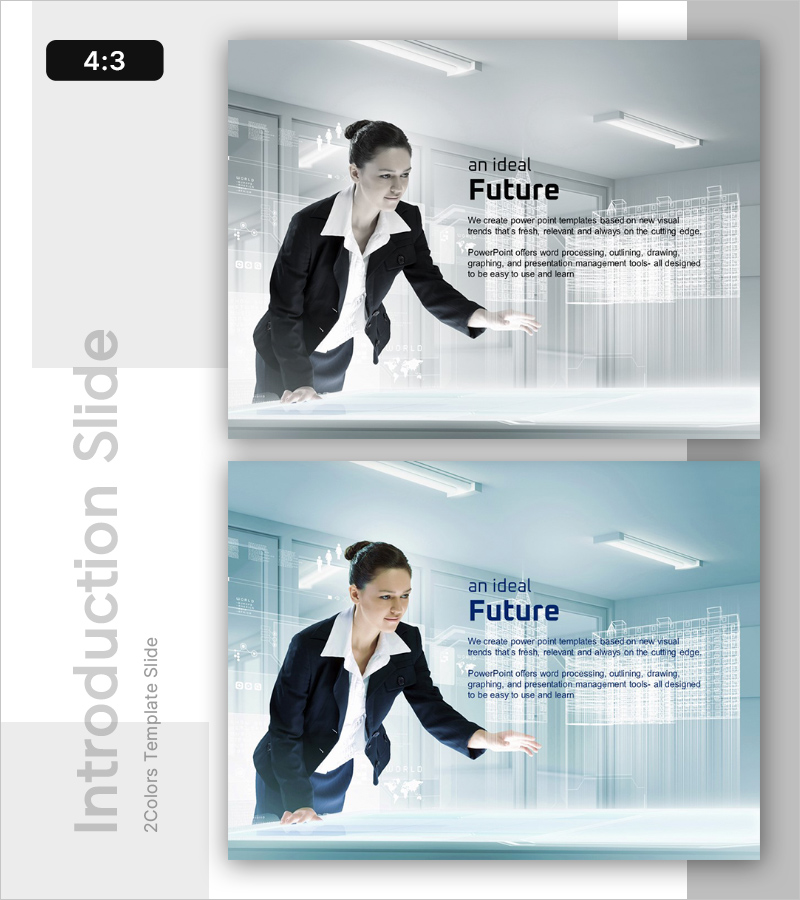 최첨단 미래 테마 템플릿 인트로