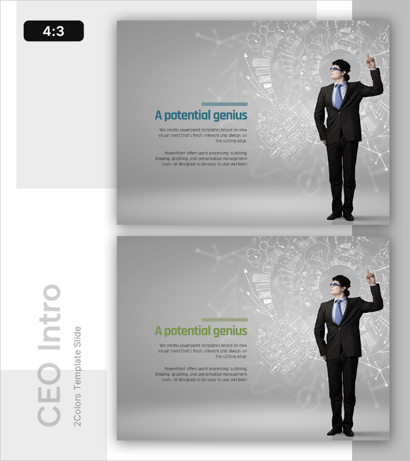 가능성 템플릿 인트로 – 혁신과 비전