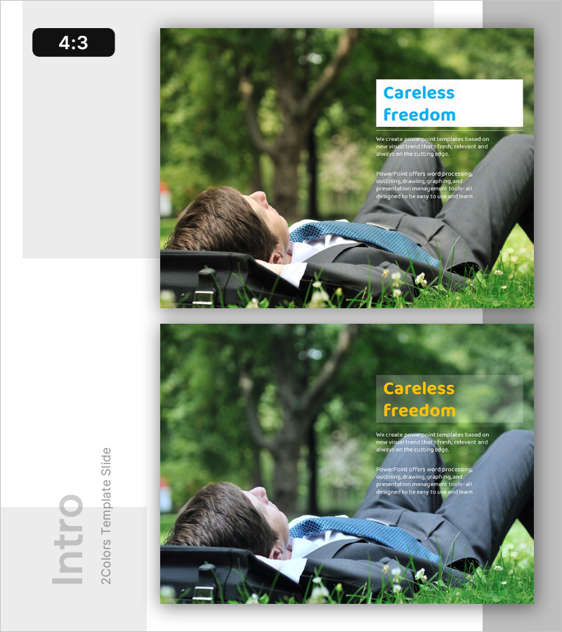 부주의한 자유 – 인트로 슬라이드