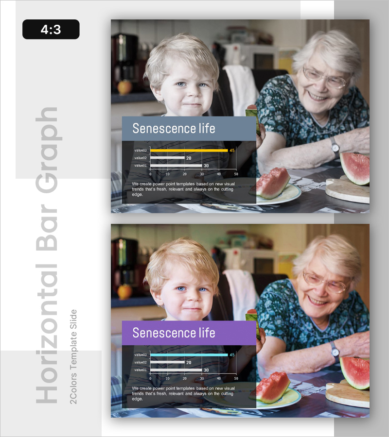 고령화 데이터 현황 그래프 – 통찰력을 담은 프레젠테이션