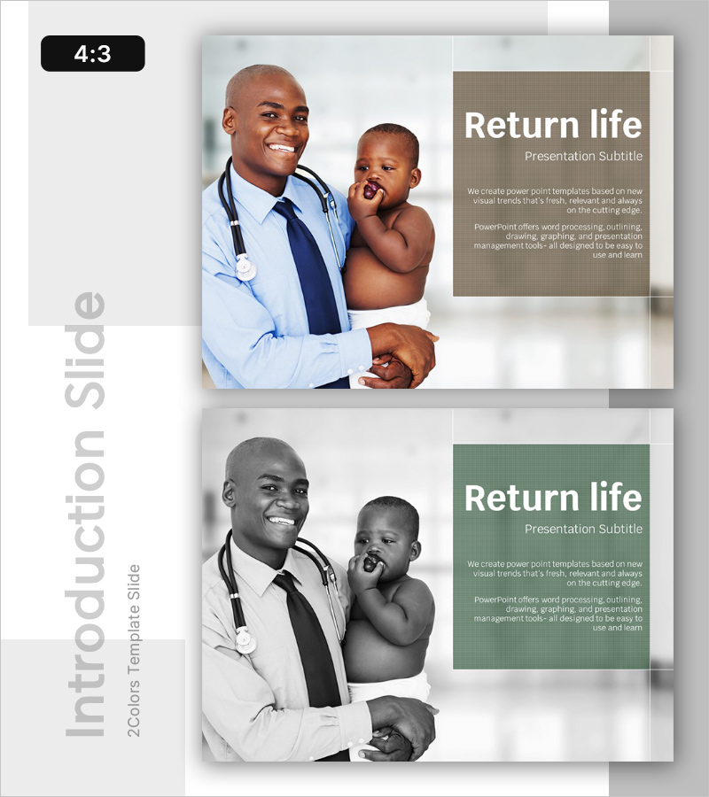 자선 후원 인트로 슬라이드 – 희망과 변화