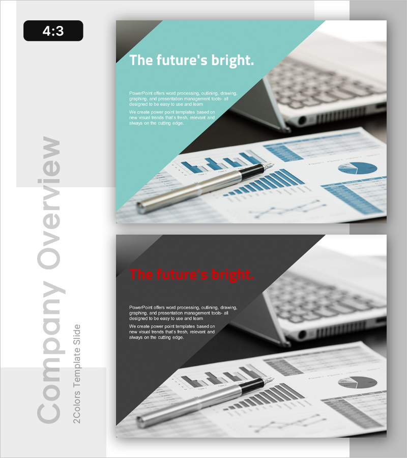 사업 전망 분석을 위한 다이어그램 슬라이드