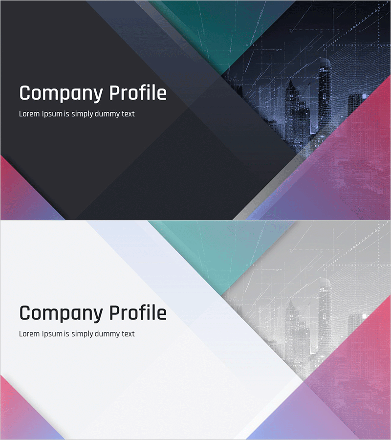 성공적인 기업 브랜딩 템플릿 표지