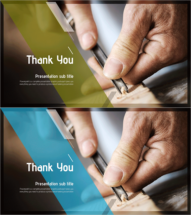 가구 회사소개서 템플릿 엔딩 표지