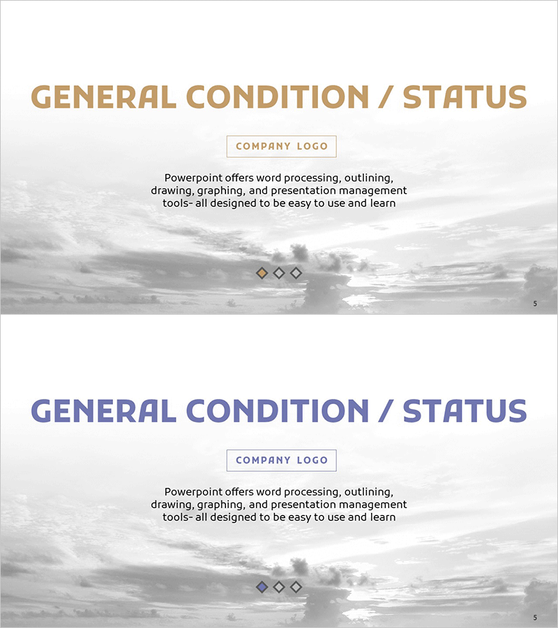 제안서 일반조항 및 회사 소개 슬라이드 – 사업개요 다이어그램