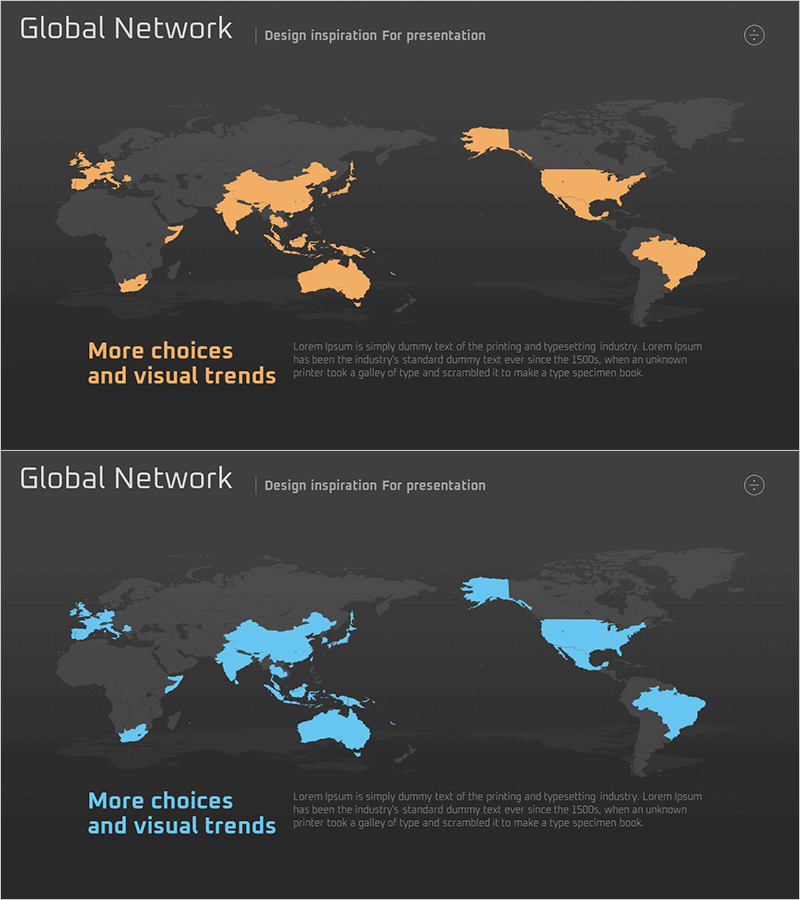 타겟 국가 전략 설명 슬라이드