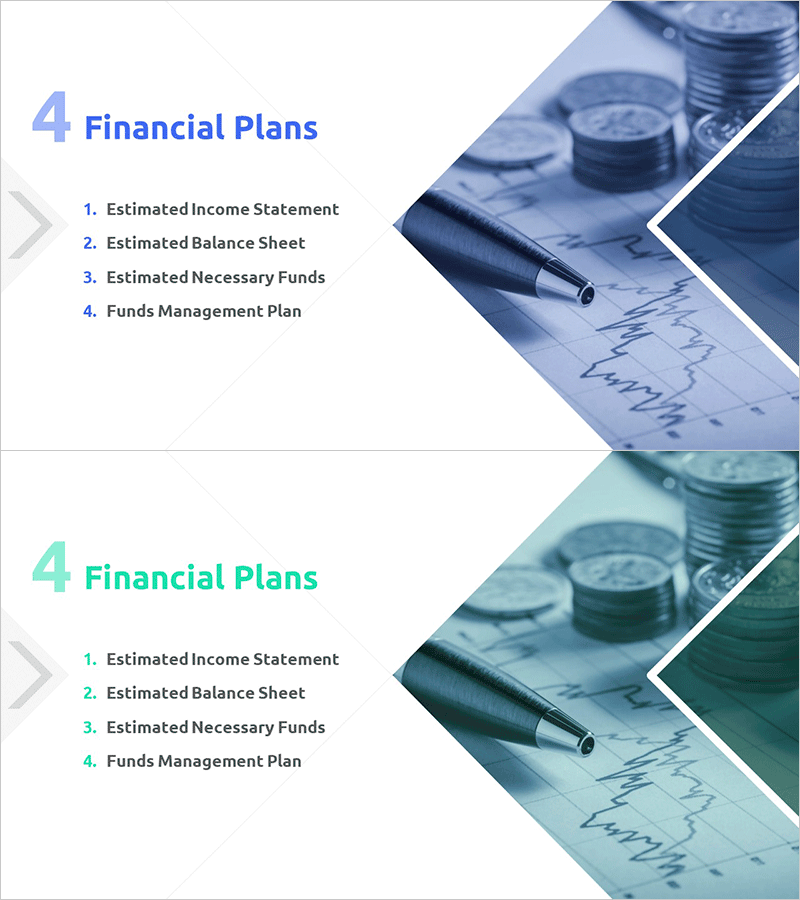 스타트업 투자유치 템플릿 간지 – 재무 계획을 위한 최적화