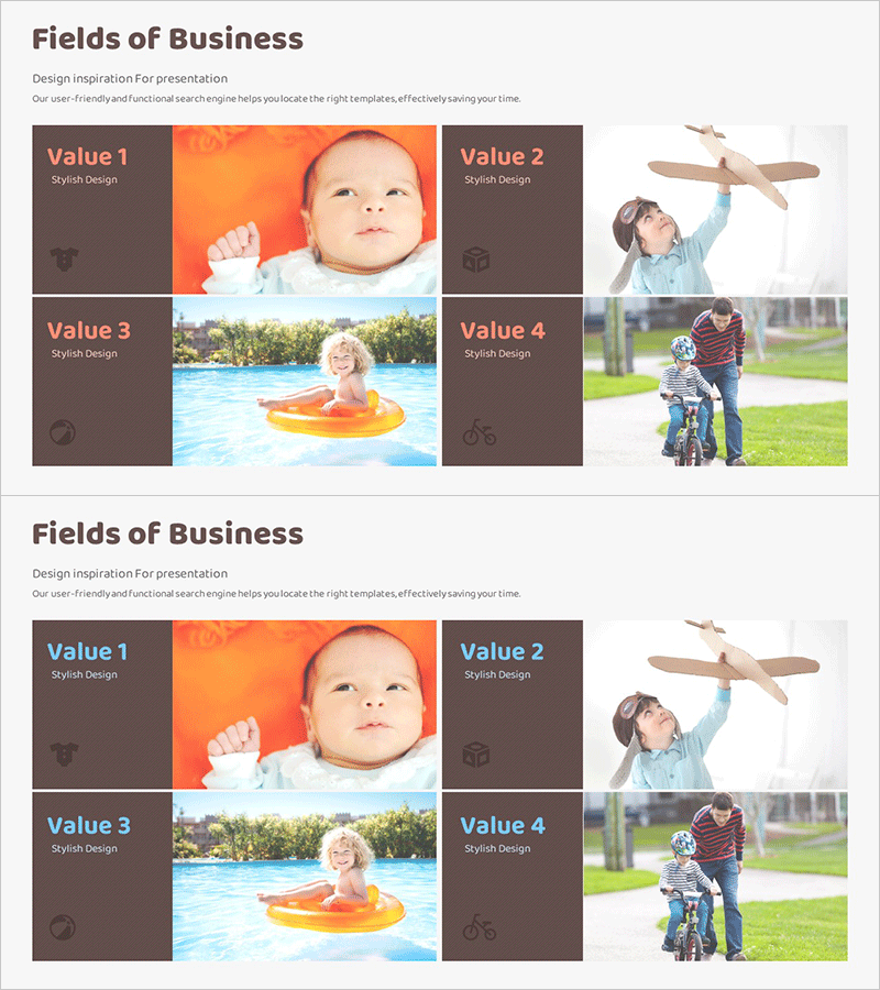 영유아용품 사업영역 – 보호와 사랑을 담은 슬라이드