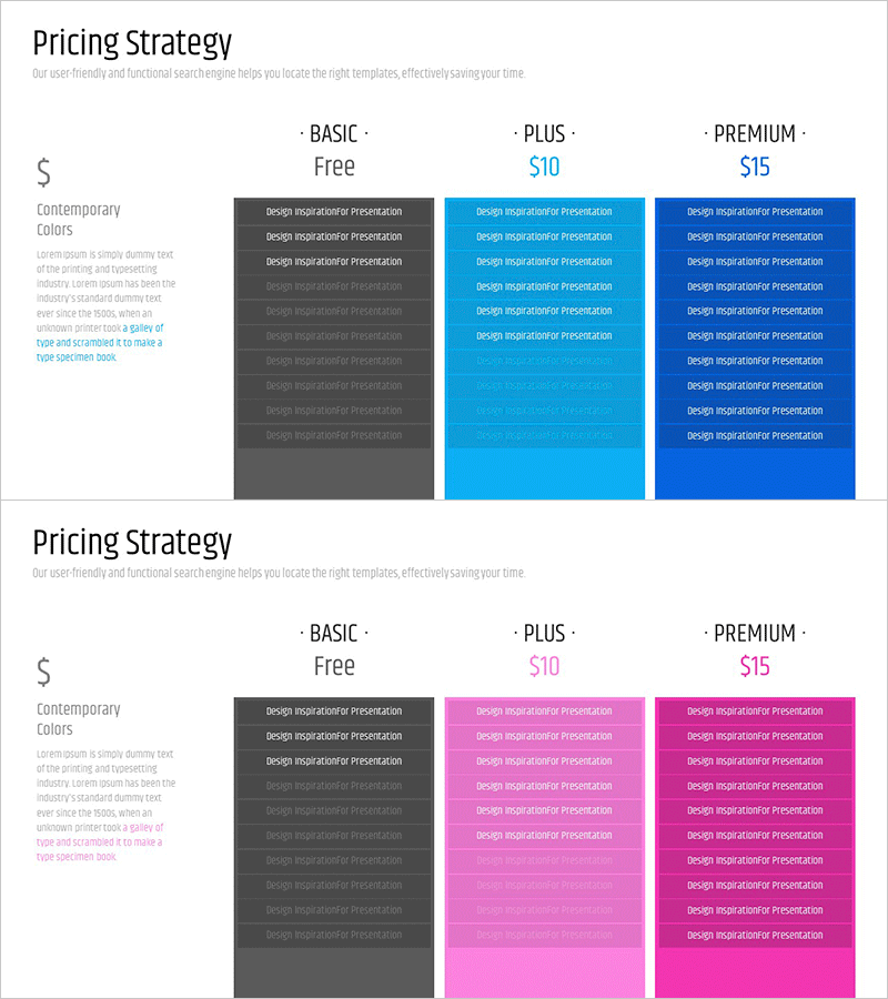 등급별 가격전략 다이어그램 – 효과적인 마케팅 전략
