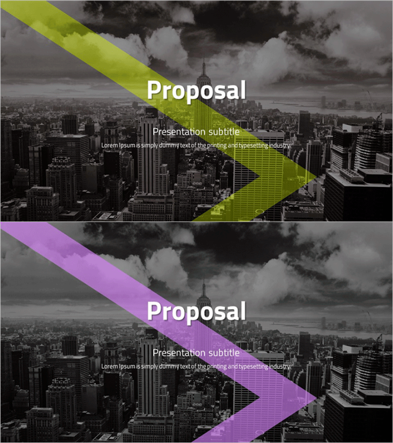 도시 라인테마 제안서 표지