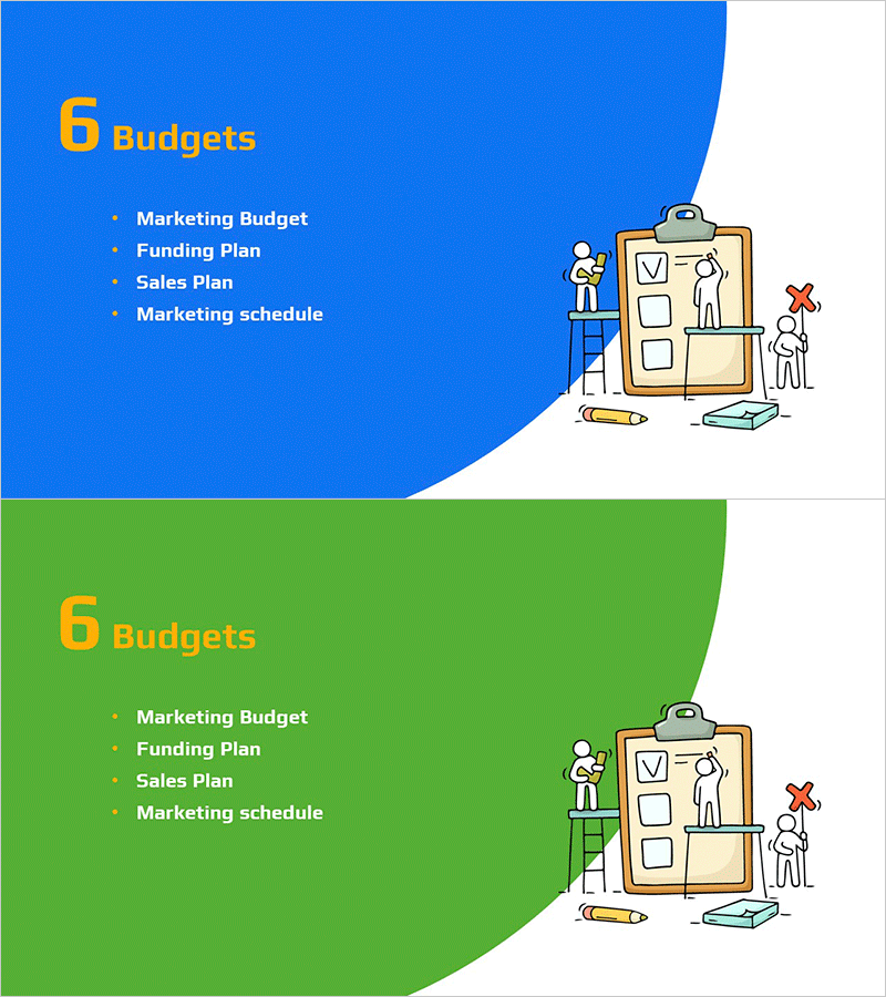아이디어 마케팅 기획서 템플릿 간지