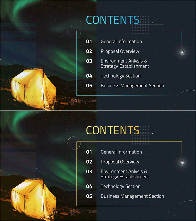 포토그래피 제안서 템플릿 목차 – 전문성과 창의성