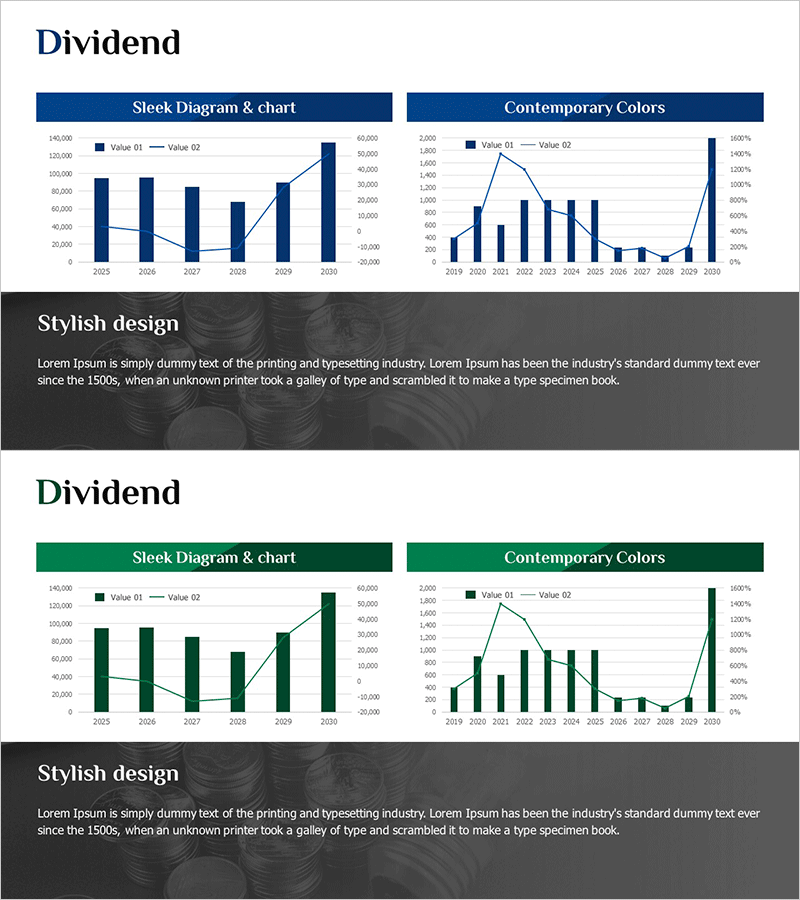 최근 6년간 배당 분석 그래프 – 재무 성과 인사이트