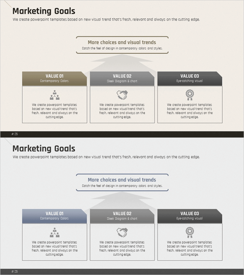 사업 추진 방향과 마케팅 목표를 담은 클러스터 다이어그램