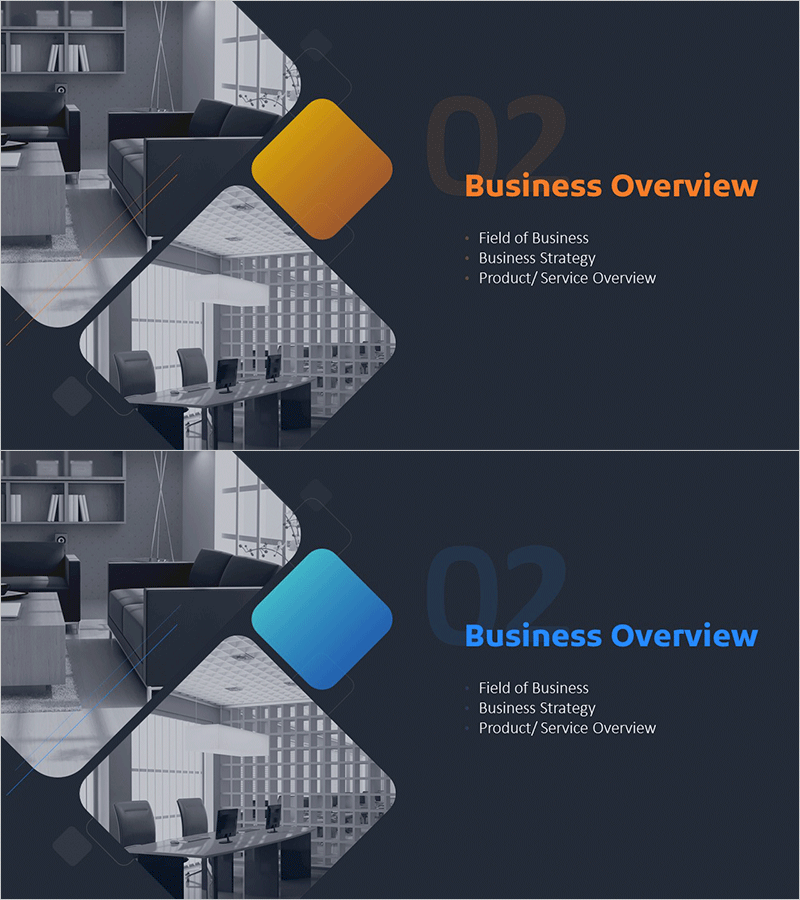 모던 가구 회사소개서 템플릿 간지