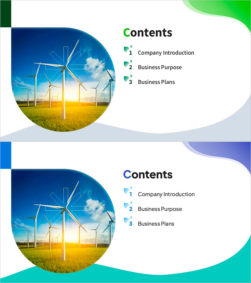 친환경 투자 제안서 목차 – 지속 가능한 미래를 위한 계획