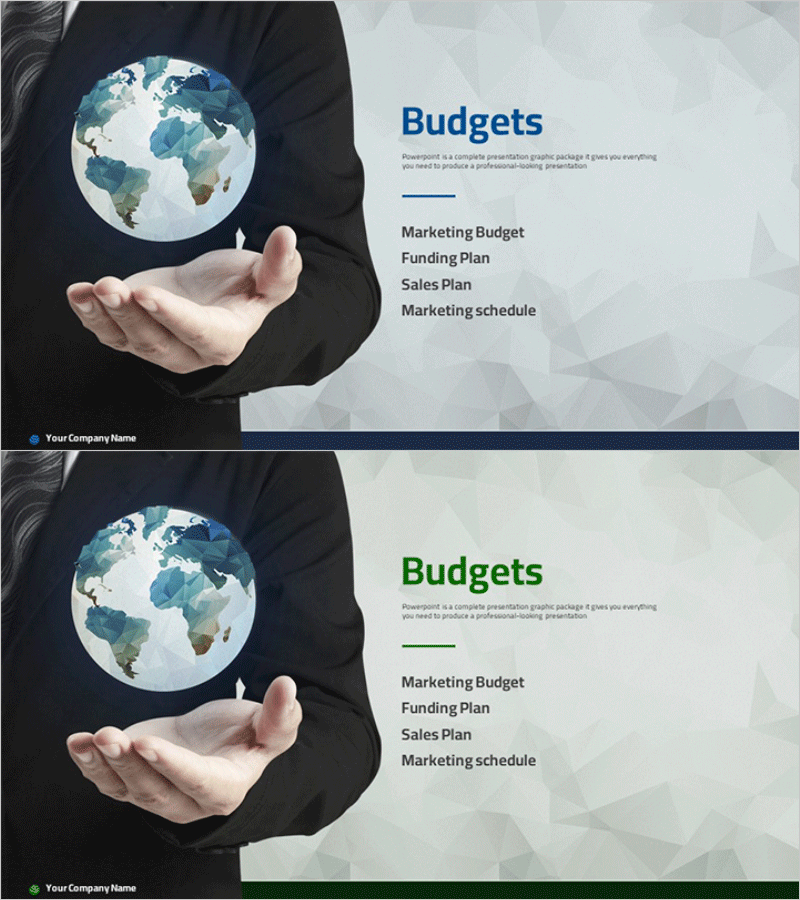 글로벌 사업가의 마케팅 기획서 템플릿 간지