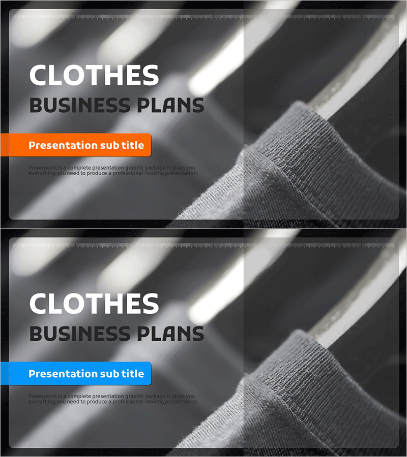 패션 사업계획서 템플릿 표지 – 깔끔한 디자인으로 돋보이기