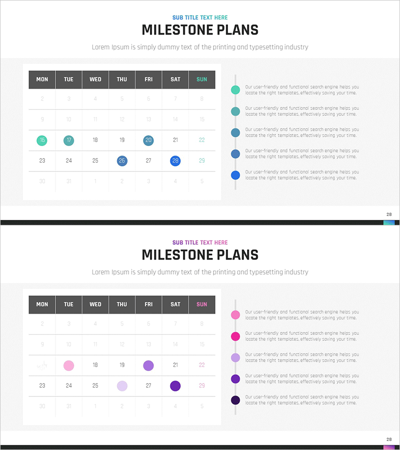 주요 일정 계획표 – 사업 추진 전략을 담은 로드맵